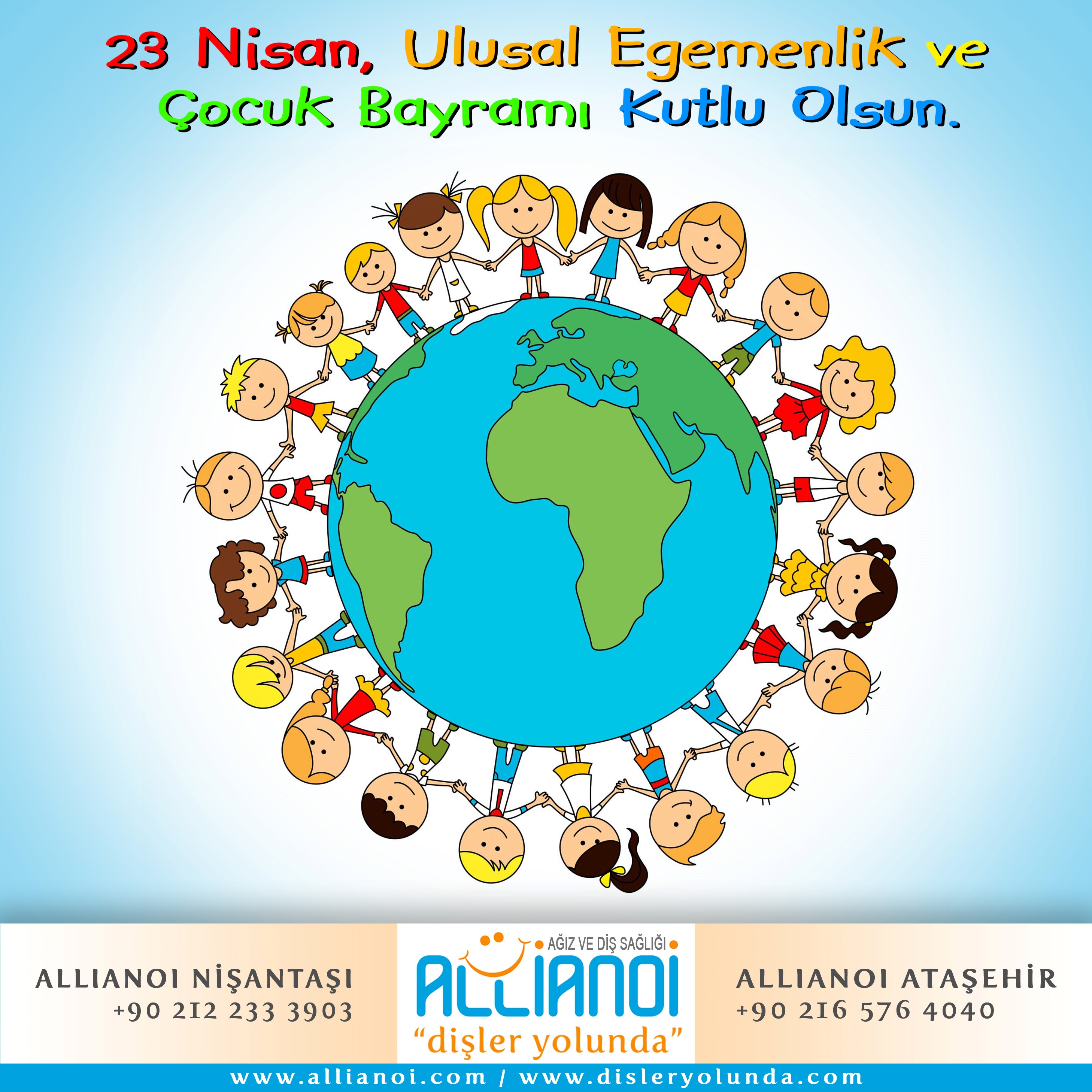 23 Nisan Ulusal Egemenlik ve Çocuk Bayramı Kutlu Olsun